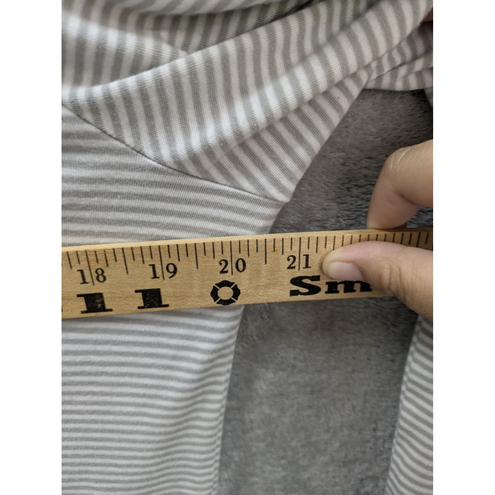 Eddie Bauer Tshirt Womens XL Striped Long‎ Sleeve Lightweight Stretch - Picture 2 of 5